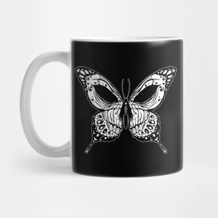 Butterfly skull Mug